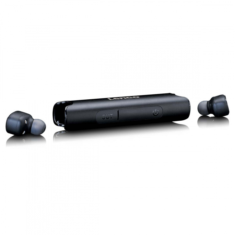 Lenco Bluetooth-headset Vandtæt In-Ear Docking Sort