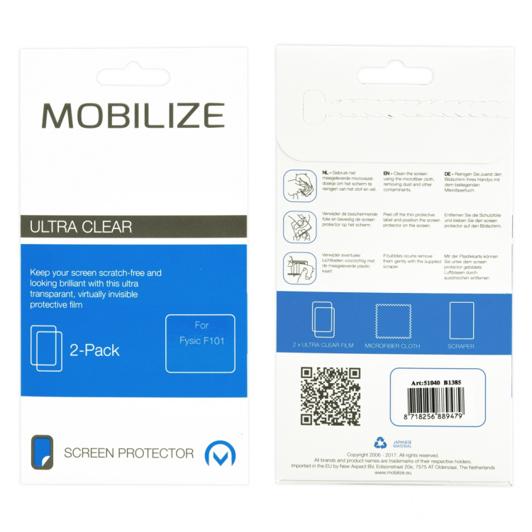 Fysic Skærmbeskyttelse til Fysic-smartphone F101