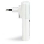 Fysic Trådløs dørklokke med blinkende lys Hvid Fysic Trådløs dørklokke med blinkende lys Hvid