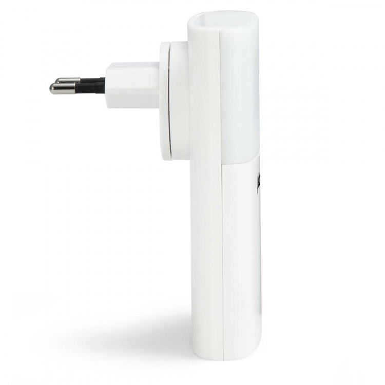 Fysic Trådløs dørklokke med blinkende lys Hvid Fysic Trådløs dørklokke med blinkende lys Hvid