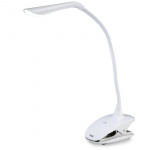 Fysic Genopladelig LED-lampe med klemme Hvid Fysic Genopladelig LED-lampe med klemme Hvid