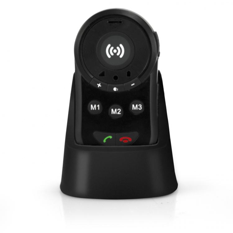 Fysic SOS-panikknap med GPS-tracker til seniorer Sort Fysic SOS-panikknap med GPS-tracker til seniorer Sort