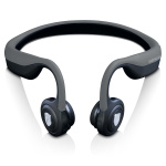 Lenco Bone Conduction Bluetooth-hovedtelefoner Sort