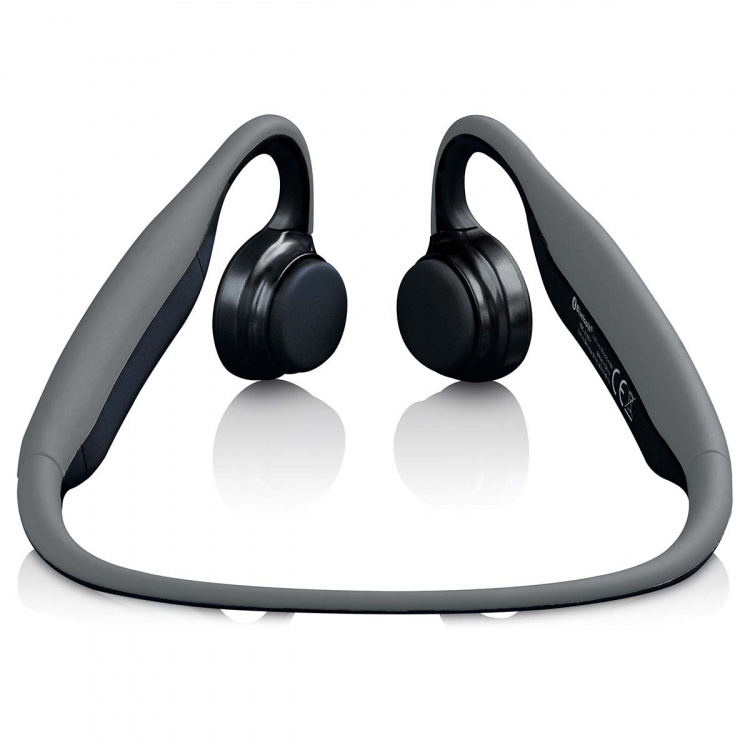 Lenco Bone Conduction Bluetooth-hovedtelefoner Sort