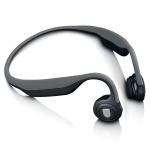 Lenco Bone Conduction Bluetooth-hovedtelefoner Sort
