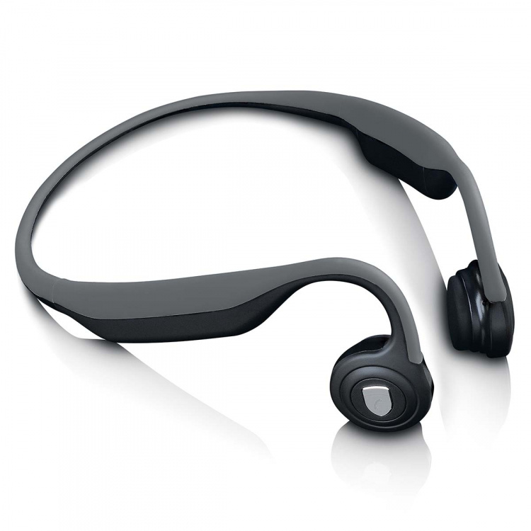 Lenco Bone Conduction Bluetooth-hovedtelefoner Sort