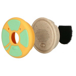 Alecto Baby HeeHee + udstoppet kanin - Chat-knap, gør dit krammedyr til en interaktiv ven Alecto Baby HeeHee + udstoppet kanin - Chat-knap, gør dit krammedyr til en interaktiv ven