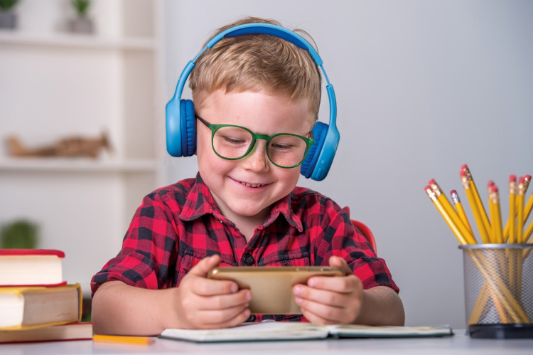 Lenco Sammenklappelige Bluetooth®-hovedtelefoner til børn Blå