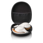 Lenco Trådløse Bluetooth®-hovedtelefoner med aktiv støjreduktion og indbyggede mikrofoner Grå / Hvid Lenco Trådløse Bluetooth®-hovedtelefoner med aktiv støjreduktion og indbyggede mikrofoner Grå / Hvid