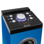 ICES Speakertower med Bluetooth®, PLL FM-radio, USB og SD-afspiller