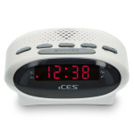 ICES Clock radio Hvid ICES Clock radio Hvid