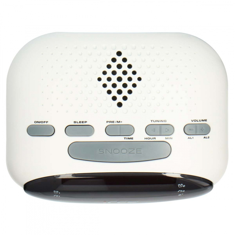 ICES Clock radio Hvid ICES Clock radio Hvid