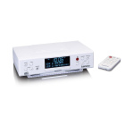 Lenco DAB+/FM-køkkenradio med Bluetooth® LED-belysning og timer Hvid