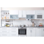 Lenco DAB+/FM-køkkenradio med Bluetooth® LED-belysning og timer Hvid