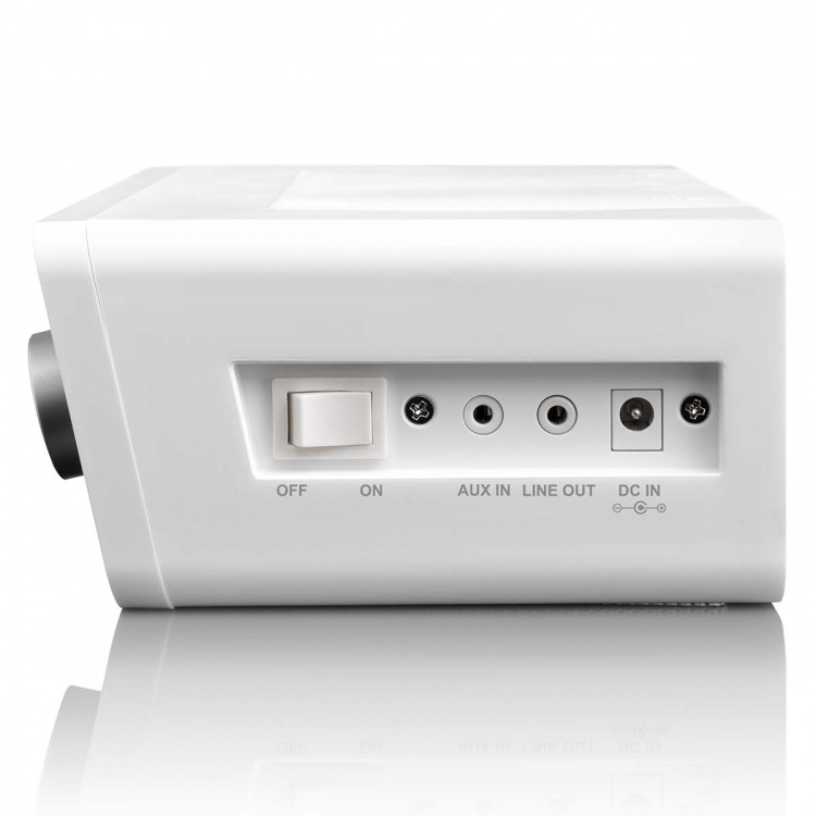 Lenco Internetradio til køkkenet med FM White