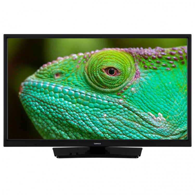 Lenco 24 tommer HD LED TV med DVB-T2 DVB-C DVB-S2 12V Sort Lenco 24 tommer HD LED TV med DVB-T2 DVB-C DVB-S2 12V Sort