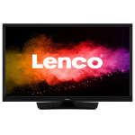 Lenco 24 tommer HD LED TV med DVB-T2 DVB-C DVB-S2 12V Sort Lenco 24 tommer HD LED TV med DVB-T2 DVB-C DVB-S2 12V Sort
