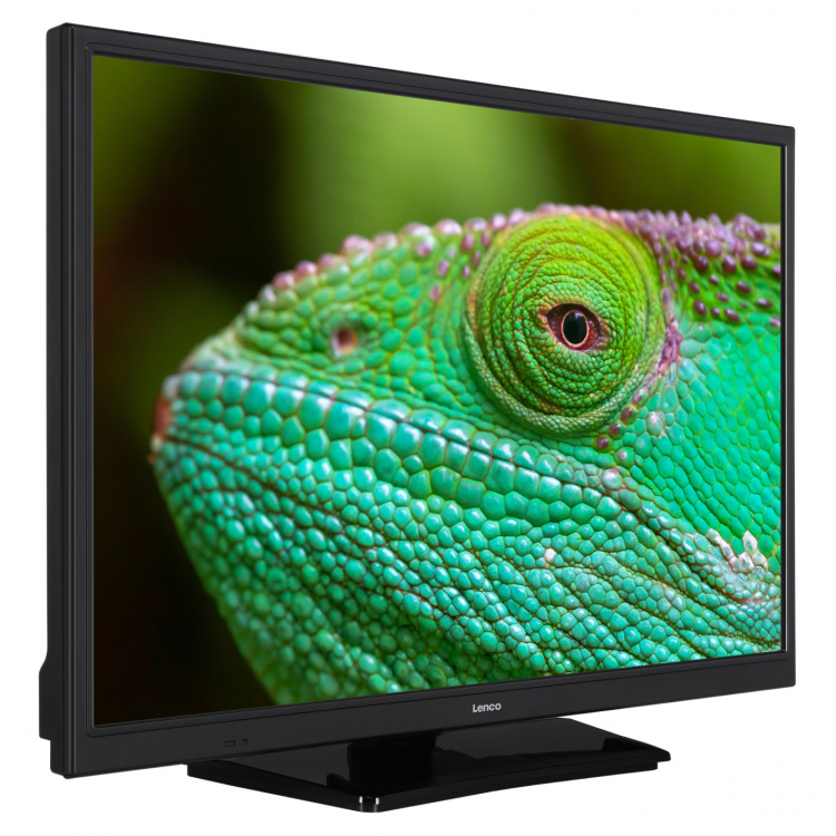 Lenco 24 tommer HD LED TV med DVB-T2 DVB-C DVB-S2 12V Sort Lenco 24 tommer HD LED TV med DVB-T2 DVB-C DVB-S2 12V Sort