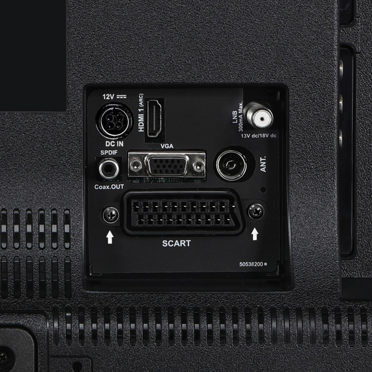 Lenco 24 tommer HD LED TV med DVB-T2 DVB-C DVB-S2 12V Sort Lenco 24 tommer HD LED TV med DVB-T2 DVB-C DVB-S2 12V Sort