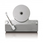 Lenco Fuldautomatisk lodret pladespiller med indbyggede højttalere og Bluetooth® Silver Lenco Fuldautomatisk lodret pladespiller med indbyggede højttalere og Bluetooth® Silver