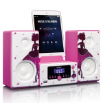 Lenco Mikroindstillet vækkeur Bluetooth® FM-radio USB aux-in Princess