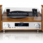 Lenco HiFi-stereoanlæg med pladespiller, DAB+/FM-radio og Bluetooth® Wood Lenco HiFi-stereoanlæg med pladespiller, DAB+/FM-radio og Bluetooth® Wood