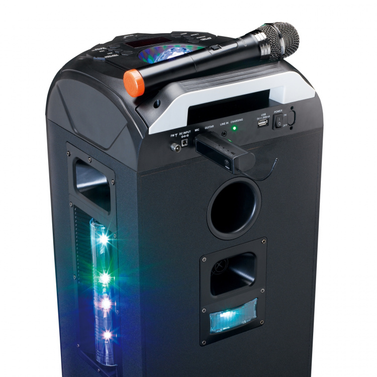 Lenco Trådløs mikrofon med 6,3 mm batteridrevet modtager