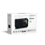 Lenco Bærbar DAB+ FM-radio med Bluetooth® 2,4
