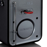 Lenco Bærbar DAB+ FM-radio med Bluetooth® og AUX-indgang, genopladeligt batteri Sort Lenco Bærbar DAB+ FM-radio med Bluetooth® og AUX-indgang, genopladeligt batteri Sort