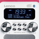 Lenco Bærbar DAB+ FM-radio med Bluetooth® og AUX-indgang, genopladeligt batteri Hvid Lenco Bærbar DAB+ FM-radio med Bluetooth® og AUX-indgang, genopladeligt batteri Hvid