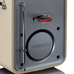 Lenco Bærbar DAB+ FM-radio med Bluetooth® og AUX-indgang, genopladeligt batteri Taupe