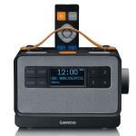 Lenco Bærbar FM/DAB+-radio med store knapper og  Lenco Bærbar FM/DAB+-radio med store knapper og