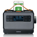 Lenco Bærbar FM/DAB+-radio med store knapper og  Lenco Bærbar FM/DAB+-radio med store knapper og