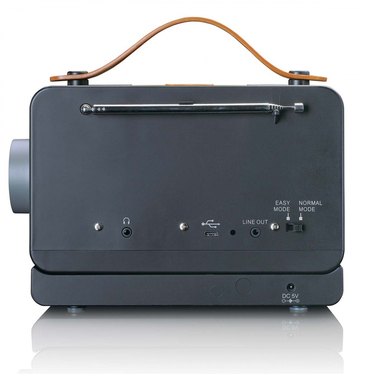 Lenco Bærbar FM/DAB+-radio med store knapper og  Lenco Bærbar FM/DAB+-radio med store knapper og