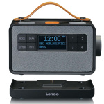 Lenco Bærbar FM/DAB+-radio med store knapper og  Lenco Bærbar FM/DAB+-radio med store knapper og