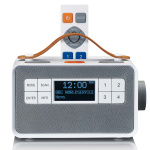 Lenco Bærbar FM/DAB+-radio med store knapper og 