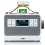 Lenco Bærbar FM/DAB+-radio med store knapper og 
