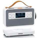Lenco Bærbar FM/DAB+-radio med store knapper og 