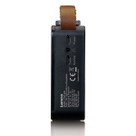 Lenco Bærbar DAB+/ FM-radio med Bluetooth® Bamboo Black