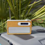 Lenco Bærbar DAB+/ FM-radio med Bluetooth® Bamboo White