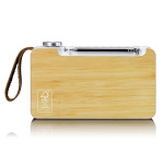 Lenco Bærbar DAB+/ FM-radio med Bluetooth® Bamboo White