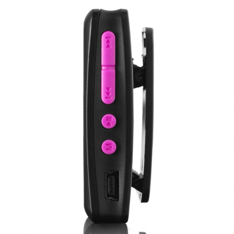 Lenco MP3/4-afspiller med skridttæller 4GB Pink Lenco MP3/4-afspiller med skridttæller 4GB Pink