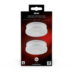 Alecto Røgalarm med 10 års batteri- og sensortid 2-pak Hvid