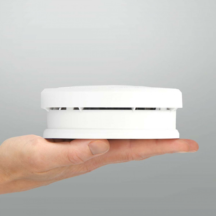 Alecto Røgalarm med tys-tys-knap 2-pak Hvid Alecto Røgalarm med tys-tys-knap 2-pak Hvid