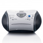 Lenco Bærbar cd-afspiller med FM-radio og Bluetooth® Hvid / Sort Lenco Bærbar cd-afspiller med FM-radio og Bluetooth® Hvid / Sort