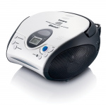 Lenco Bærbar cd-afspiller med FM-radio og Bluetooth® Hvid / Sort Lenco Bærbar cd-afspiller med FM-radio og Bluetooth® Hvid / Sort