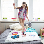 Lenco Bærbar FM-radio og CD/USB-afspiller Multi colour