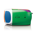 Lenco Bærbar DAB+/FM-radio med Bluetooth®, cd-afspiller og stort LCD-farvedisplay Glade farver til børn