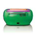 Lenco Bærbar DAB+/FM-radio med Bluetooth®, cd-afspiller og stort LCD-farvedisplay Glade farver til børn