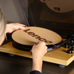 Lenco Pladespillerslipmat lavet af kork